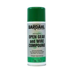 BARDAHL tepalas atviroms pavaroms purškiamas juodas OPEN GEAR WIRE COMPOUND (BLACK) 400 ml