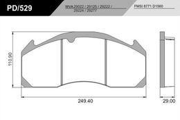 Stabdžių kaladėlės VOLVO CV ADVANCED FRAS-LE