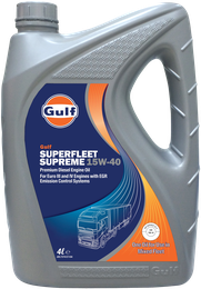GULF variklinė alyva SUPERFLEET SUPREME 15W40 4 l