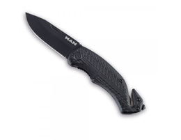 Peilis atlenkiamas juodas MAN