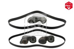 V formos rumbuotas diržas, komplektas